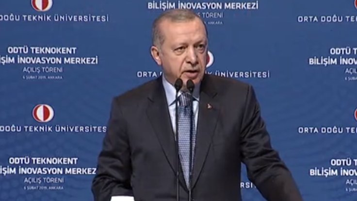 Cumhurba?kan? Recep Tayyip Erdo?an ODT� Teknokent A�?l???nda Konu?tu