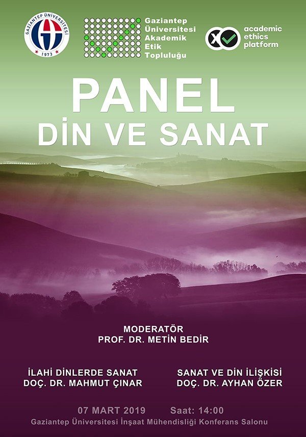 Gaziantep Üniversitesi'nde "Din ve Sanat" Konulu Panel