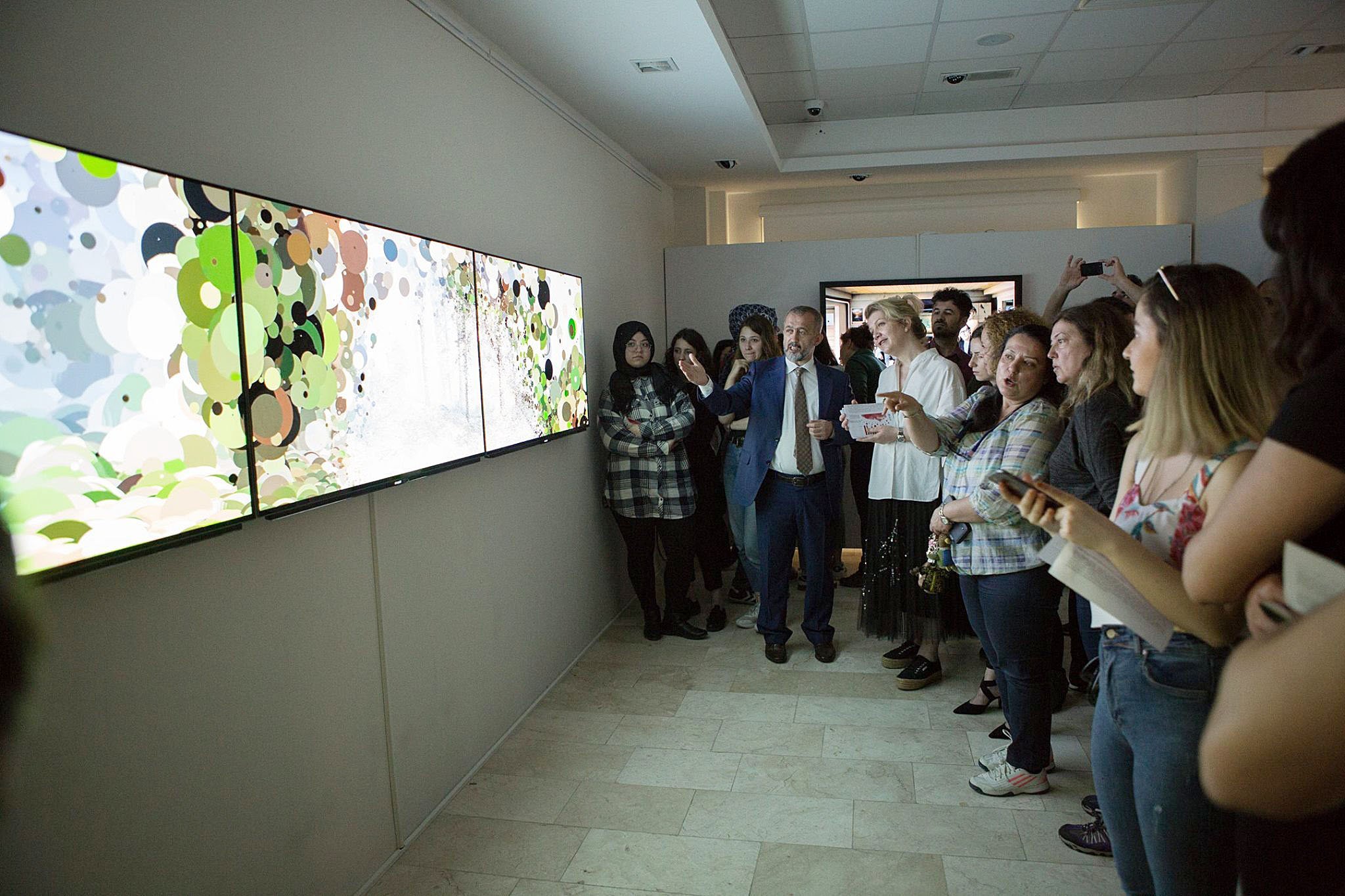 Kamp�ste Dijital Sanat G�nleri