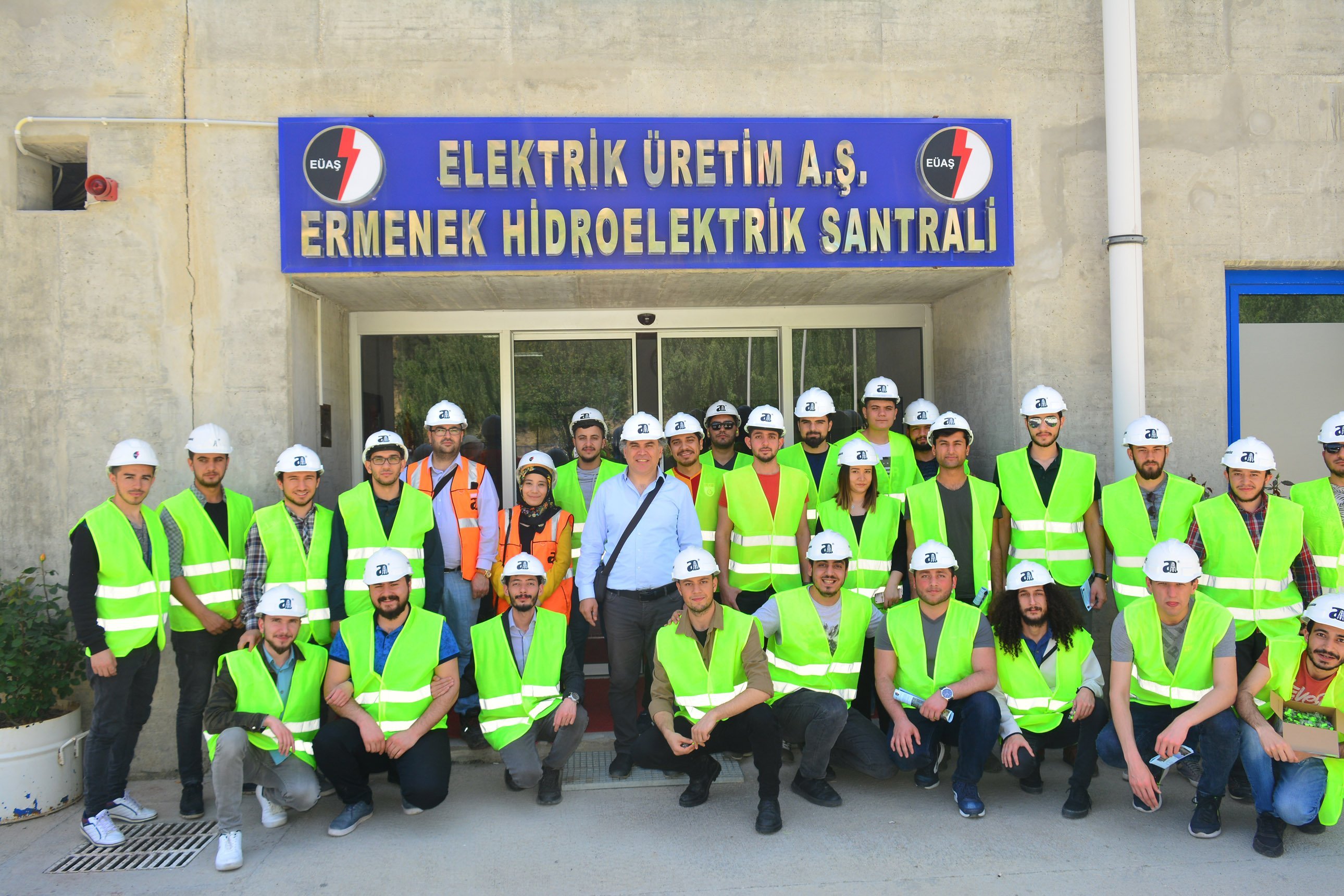 KM� �?rencilerinden Ermenek Hidroelektrik Santraline Teknik Gezi