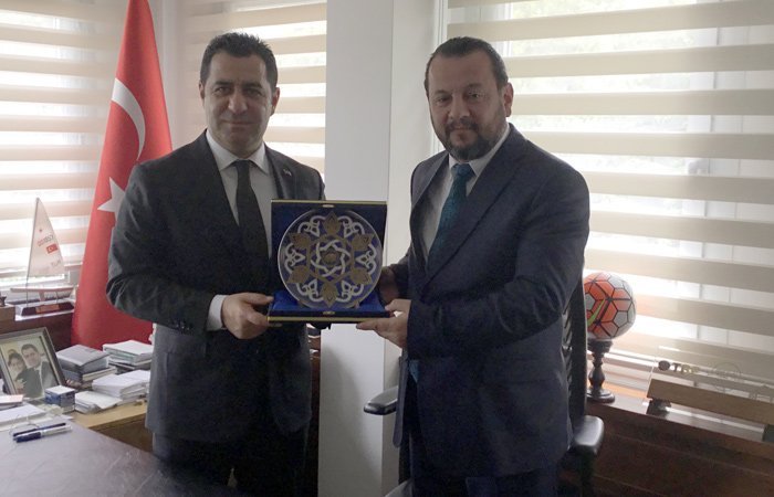 Rekt�r Akg�l, Spor Toto Ba?kan? Bozgeyik ?le G�r�?t�