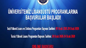 YT� Lisans�st� Program Ba?vurular?