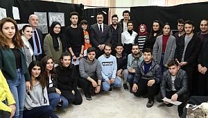ALK� Mimarl?k Sergisine Rekt�r Kalan�dan Ziyaret�