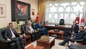 Rekt�r Akg�l ve Ba?savc? ??lek'ten Adalet Te?kilat?na Ziyaret