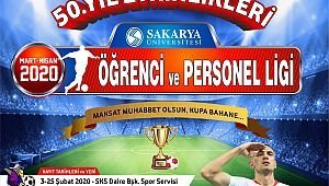 Sakarya�da �niversitenin 50. Y?l? Sporla Kutlan?yor
