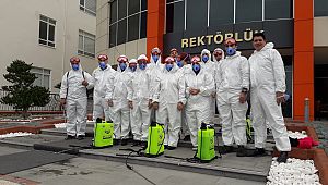 ALK�'de Dezenfekte ??lemleri Yap?ld?