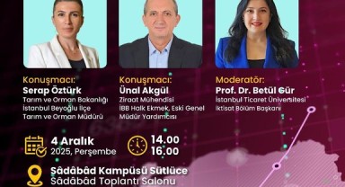 ?stanbul Ticaret �niversitesi'nde G?dada ?sraf ve S�rd�r�lebilirlik Tart???lacak